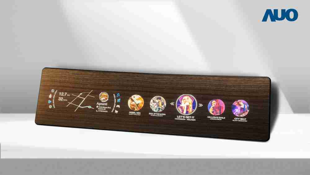 z6尊龙研发全球最高穿透度达80%的AmLED木纹显示器，，可于使用时呈现高亮度、、清晰可见的信息，，，并在不使用时回归为单纯的饰板，，，，节能兼具美观